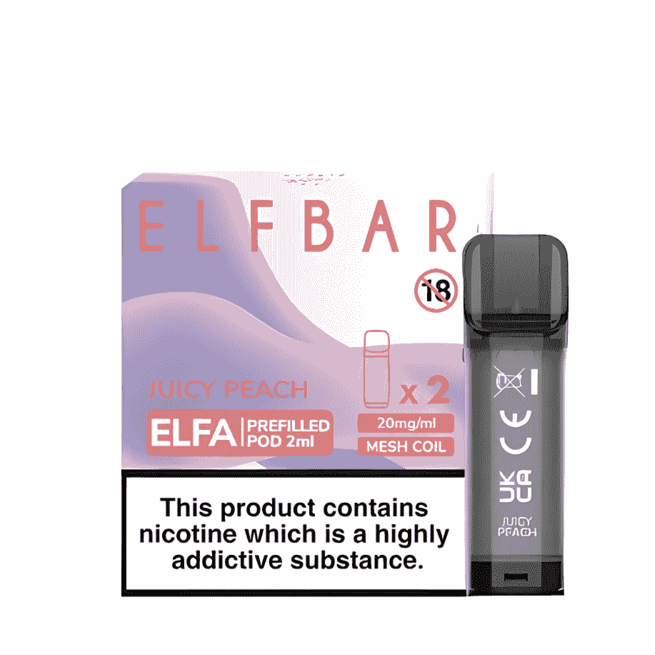 Elfa Pod Juicy Peach by elfbar uk